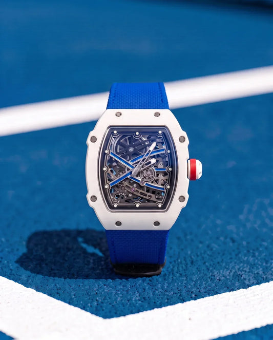 DM 35 Monaco Collection carbon skeleton watch by Di Monaco
