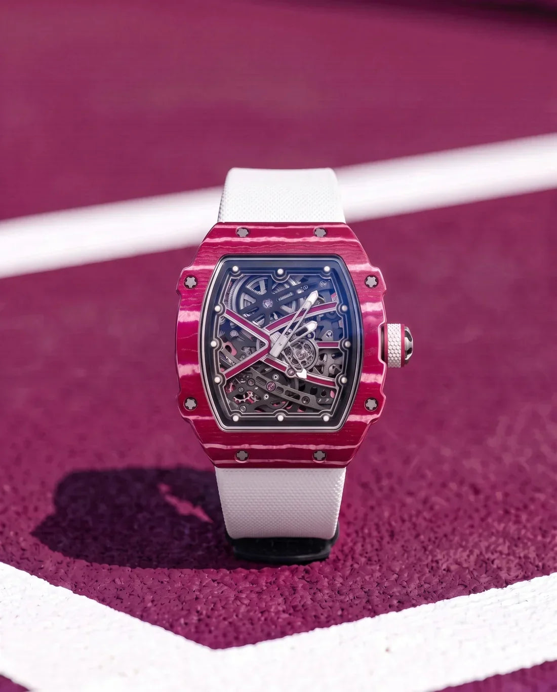 DM 35 Monaco Collection skeleton watch, colourway 6