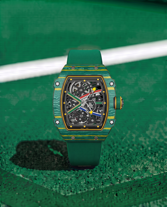 DM 35-07 Limecourt skeleton watch by Di Monaco