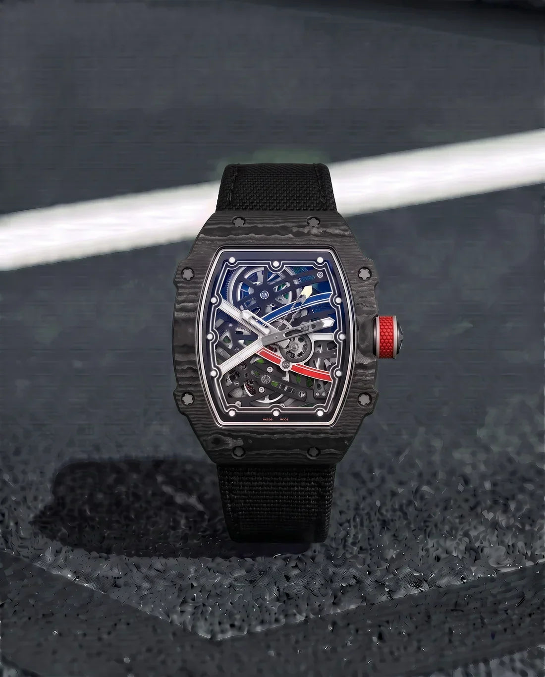 DM 35 Monaco Collection skeleton watch, colourway 9
