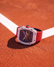 DM 35-11 Circuit Monaco skeleton watch, detail view